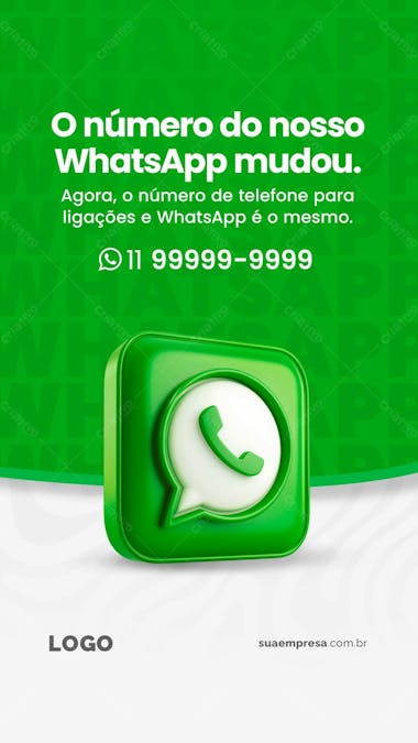 Atenção para nosso whatsapp mudou