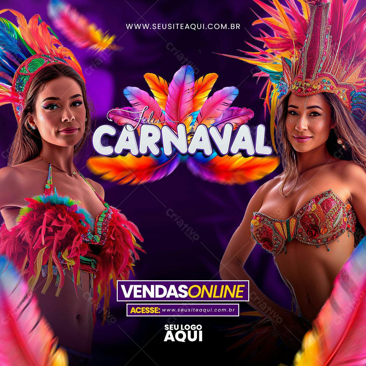 Flyer Carnaval PSD Editável
