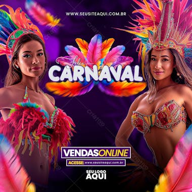 Carnaval | carnival | festa | psd editável