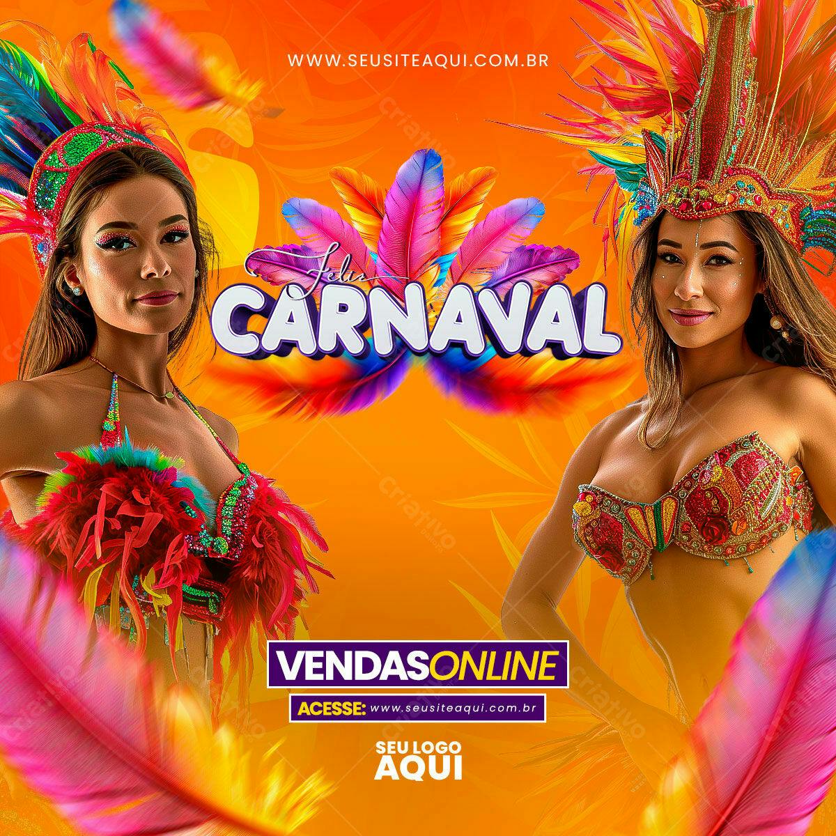 Flyer Carnaval PSD Editável