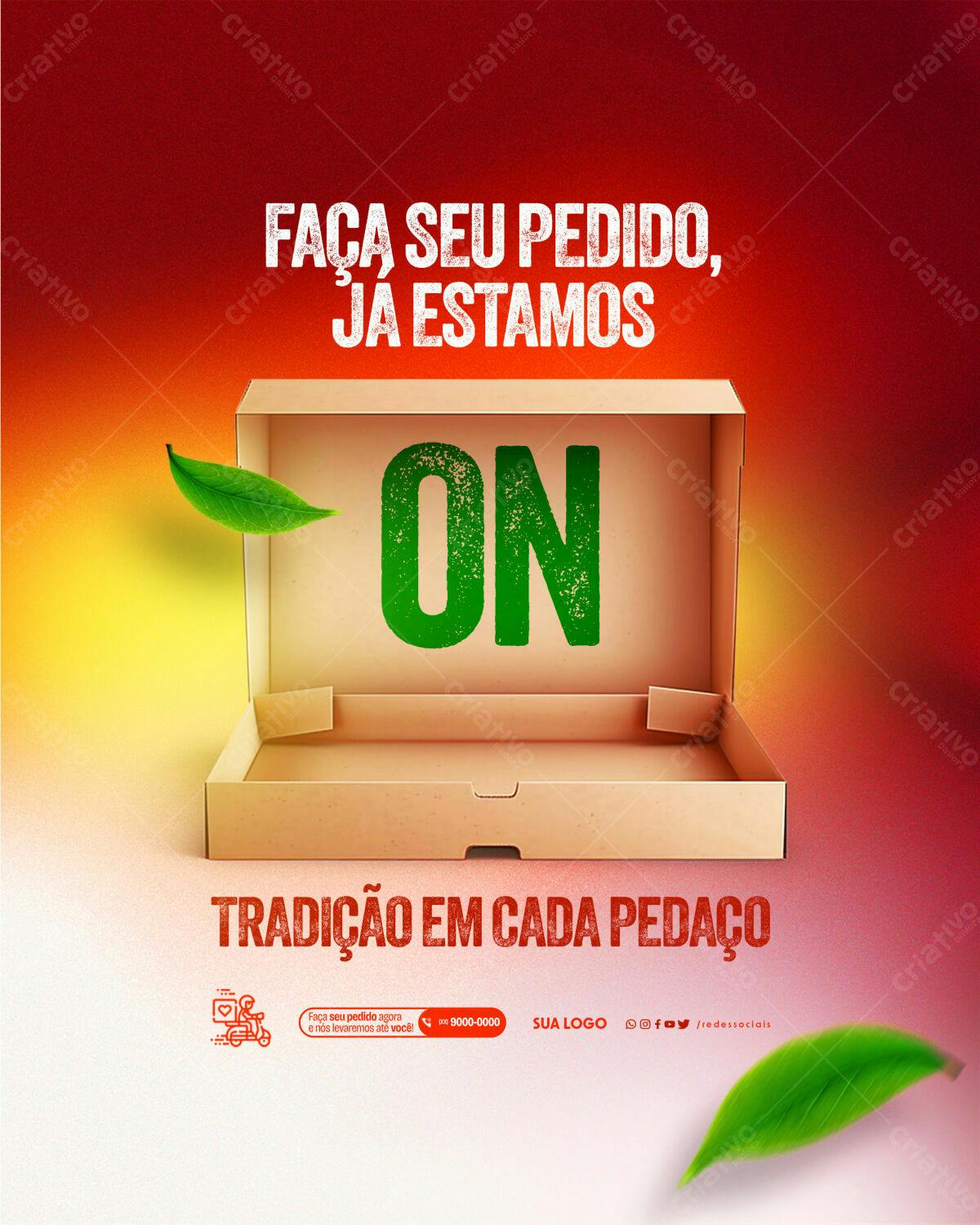 PSD para Delivery de Comida PSD Editável