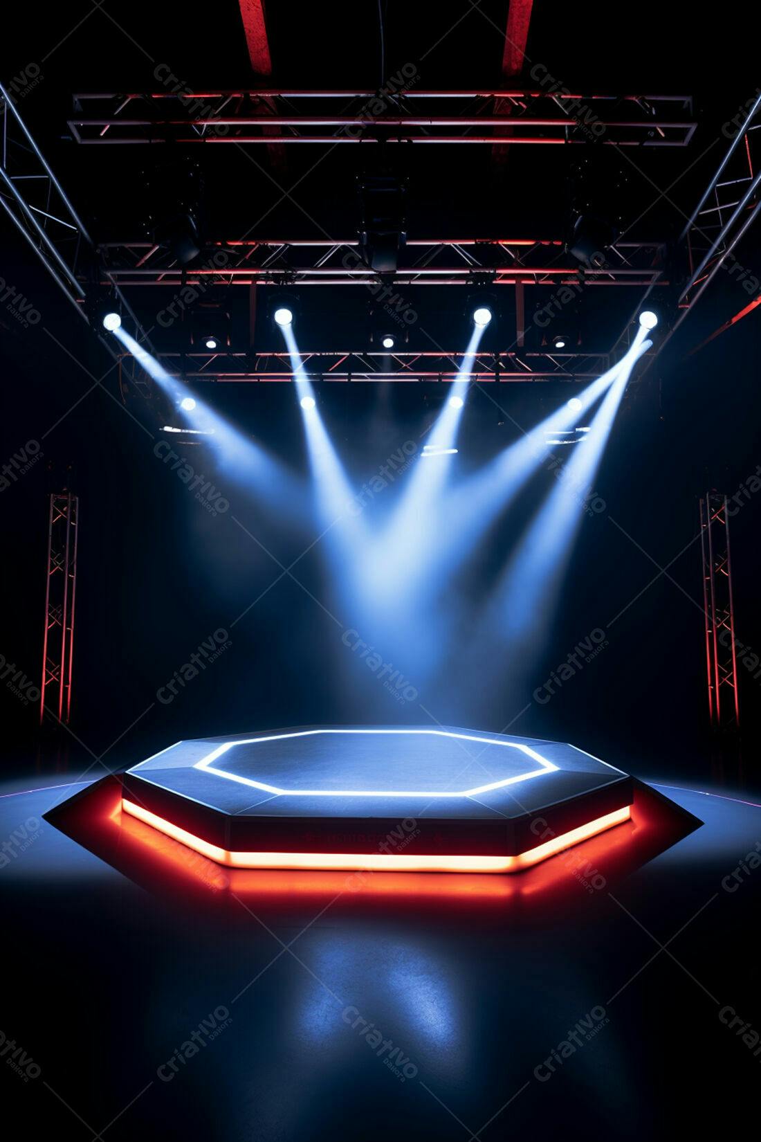 Textura palco neon para games
