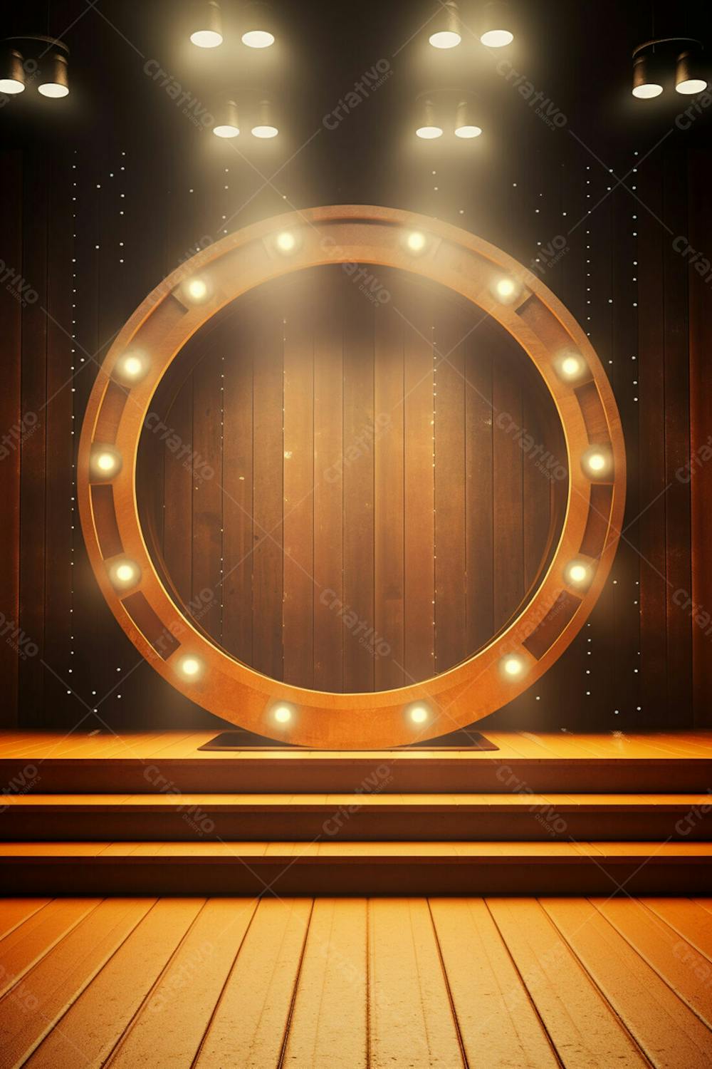Background 3D Palco Com Luzes Perfeito Para Composição  (17)
