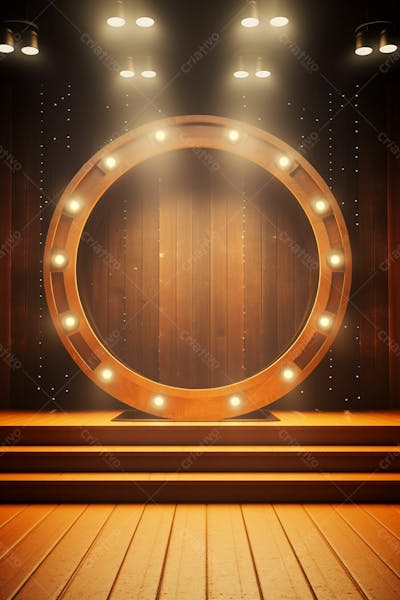 Background 3D Palco Com Luzes Perfeito Para Composição  (17)