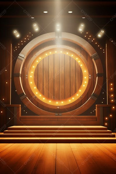 Background 3D Palco Com Luzes Perfeito Para Composição  (18)