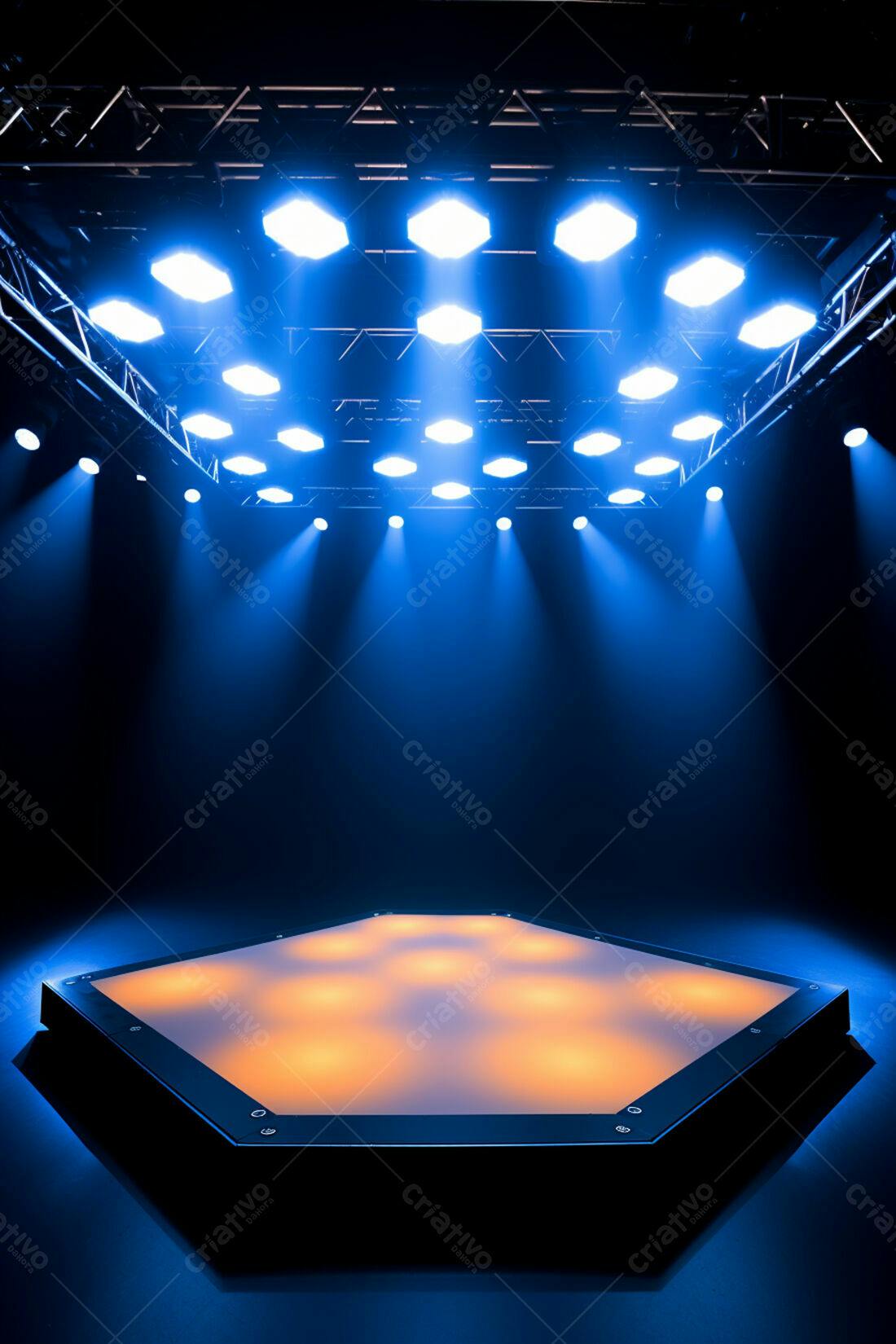 Textura Palco Iluminado para Fundo de Cena