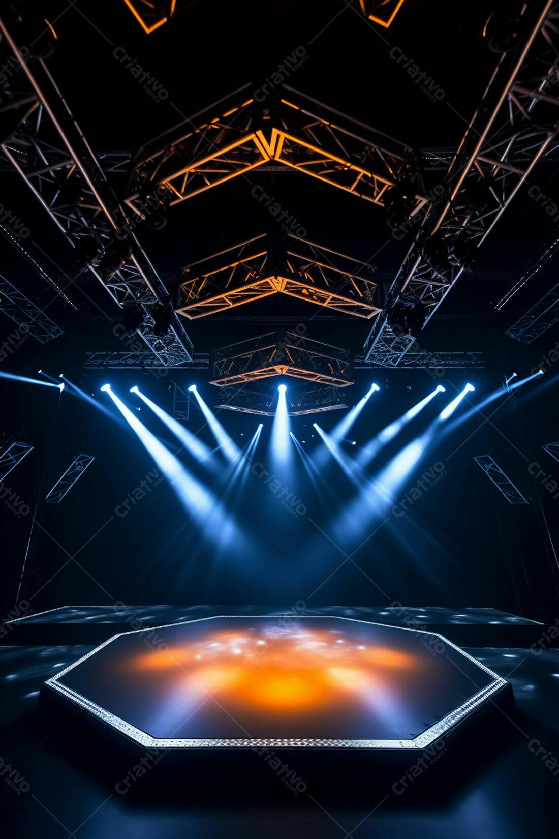 Textura palco iluminado para fundo de palco