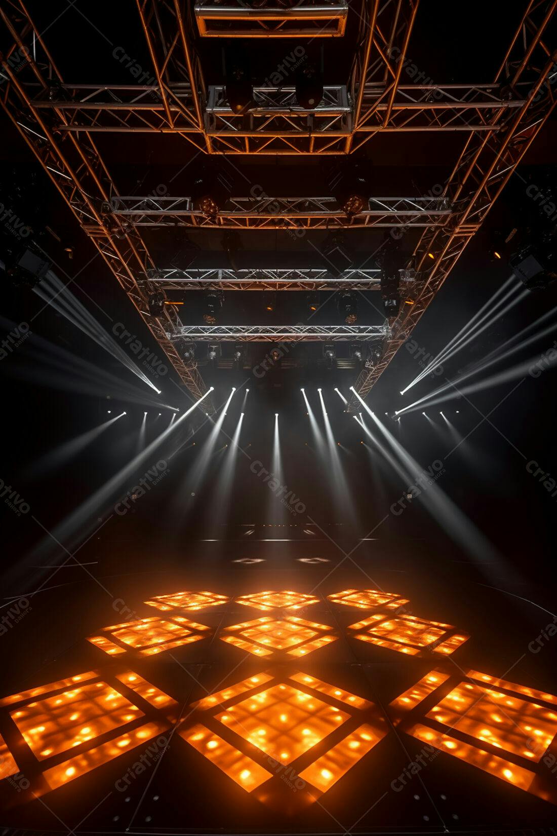 Textura Palco Iluminado para Fundo de Cena