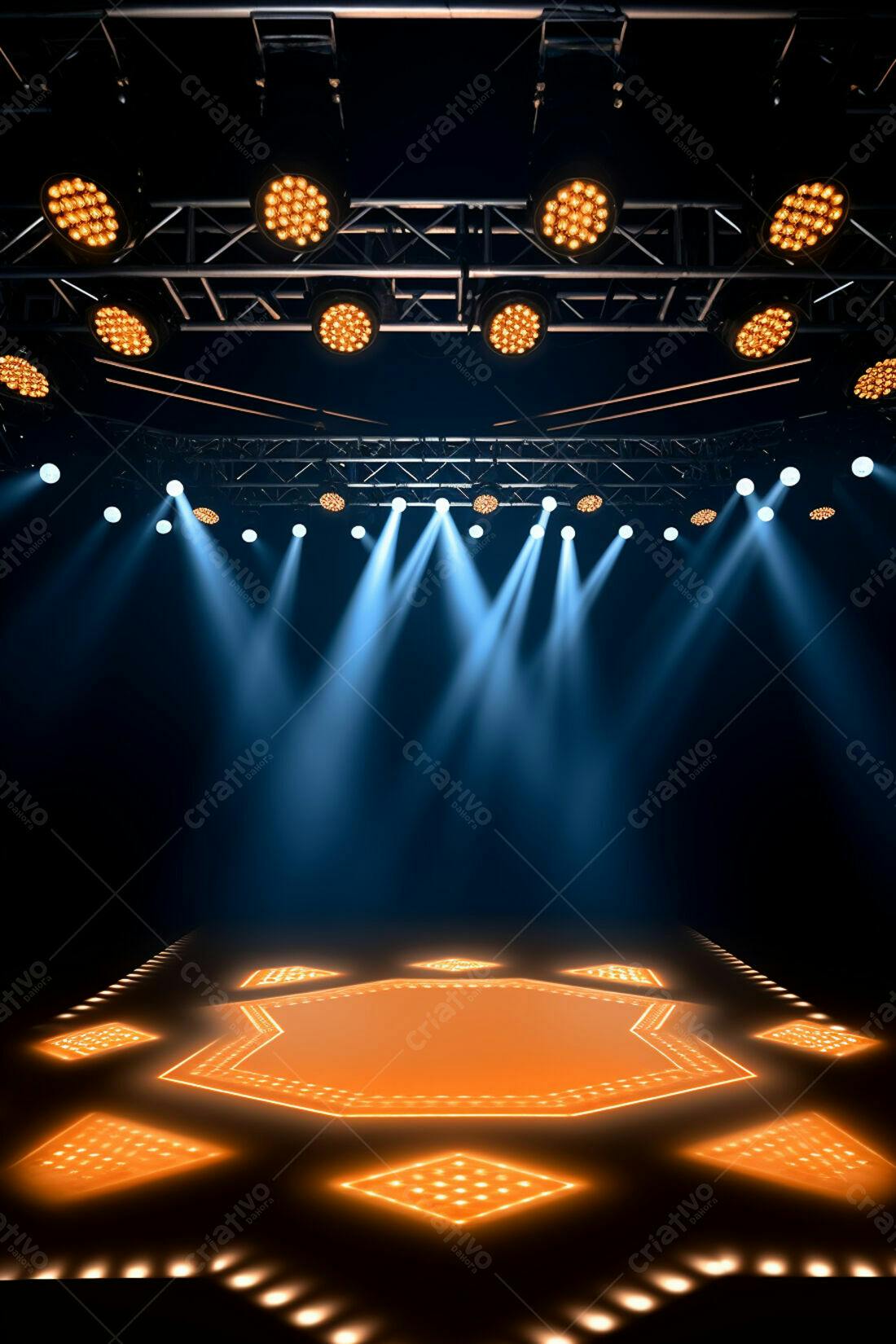 Textura Palco Iluminado para Fundo