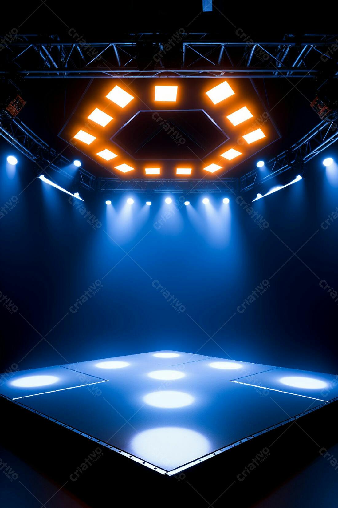 Textura palco iluminado para fundo de evento