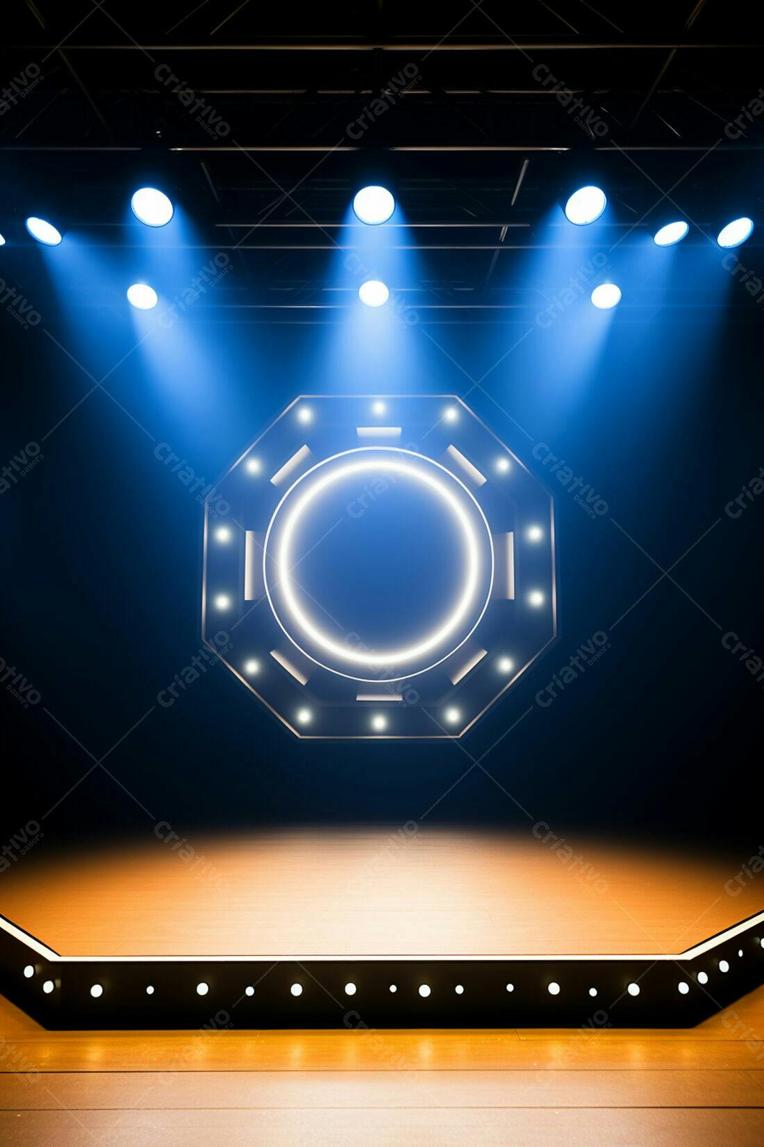 Textura Palco Iluminado para Fundo