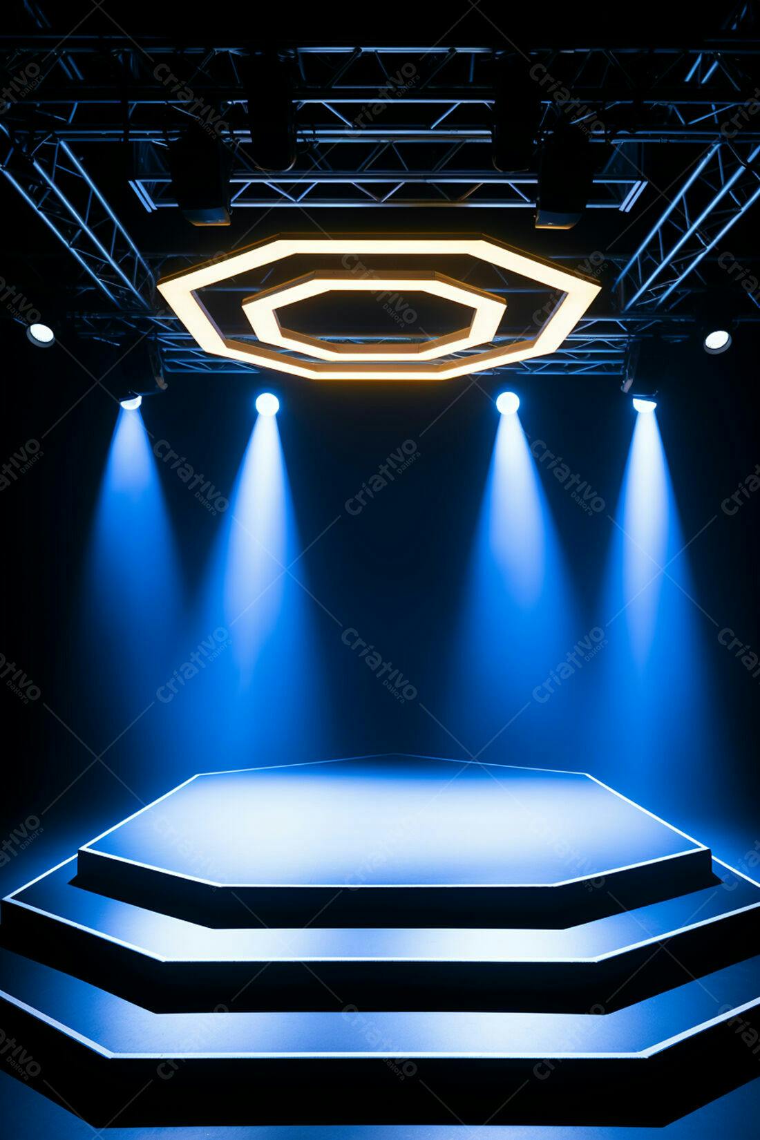 Textura Palco Iluminado para Fundo