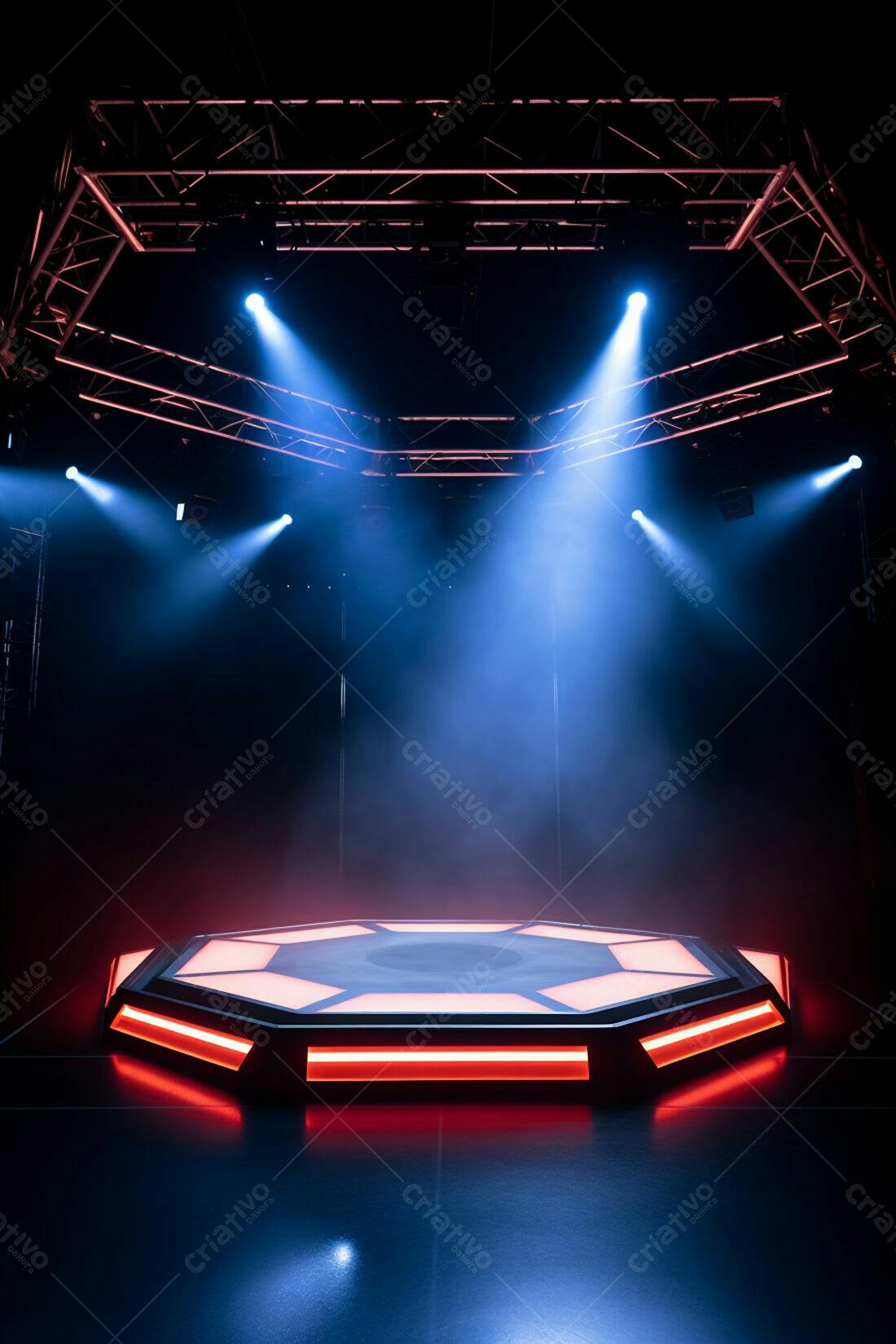 Textura palco futurista para games