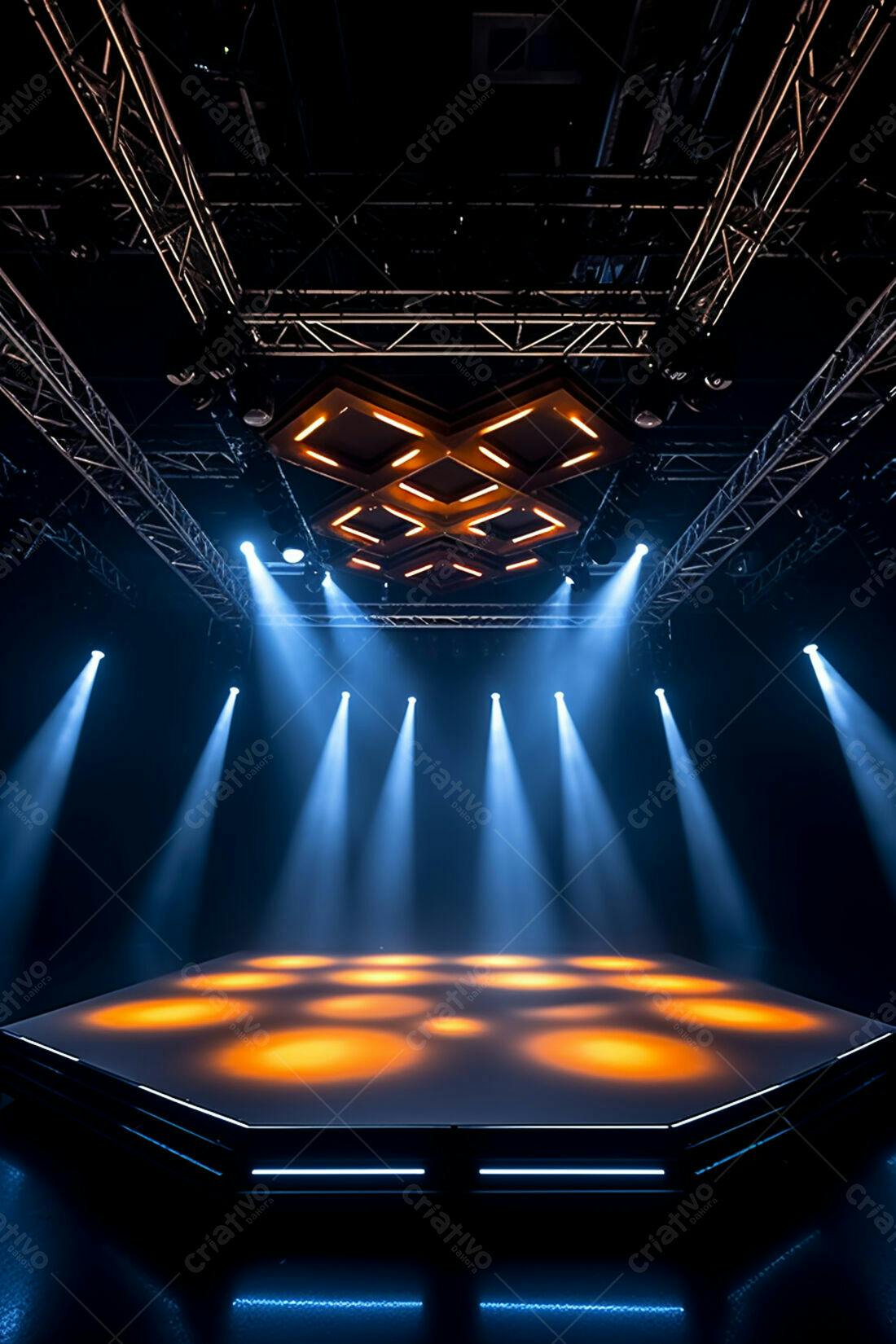 Textura Palco Iluminado para Fundo