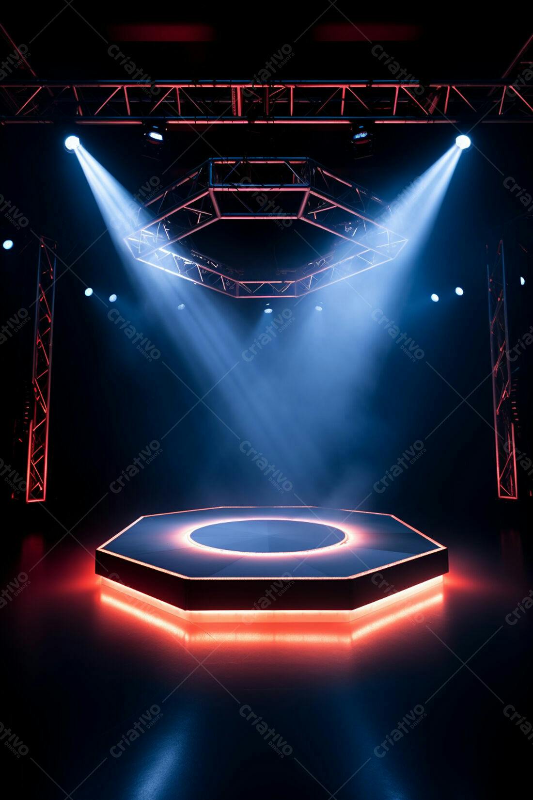 Textura Palco Iluminado para Fundo