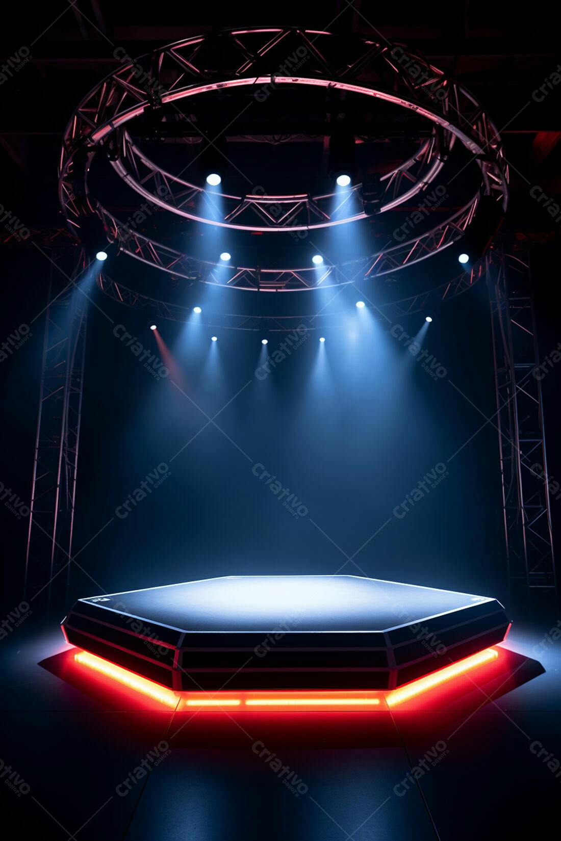 Textura palco iluminado para fundo de evento