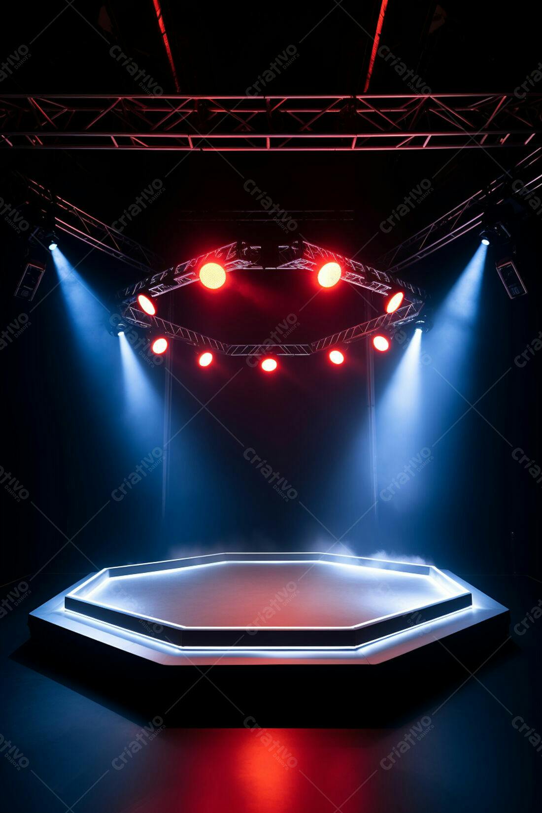 Textura palco iluminado para fundo de evento