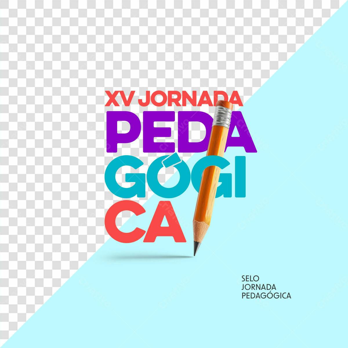Flyer XV Jornada Pedagógica PSD Editável