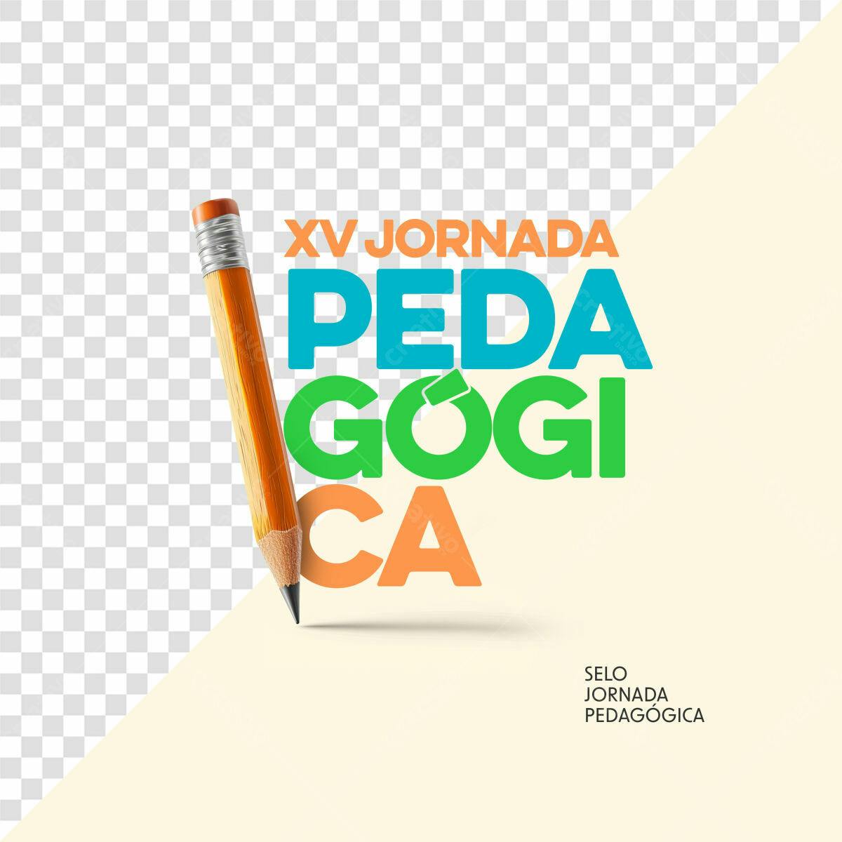 Flyer XV Jornada Pedagógica PSD Editável