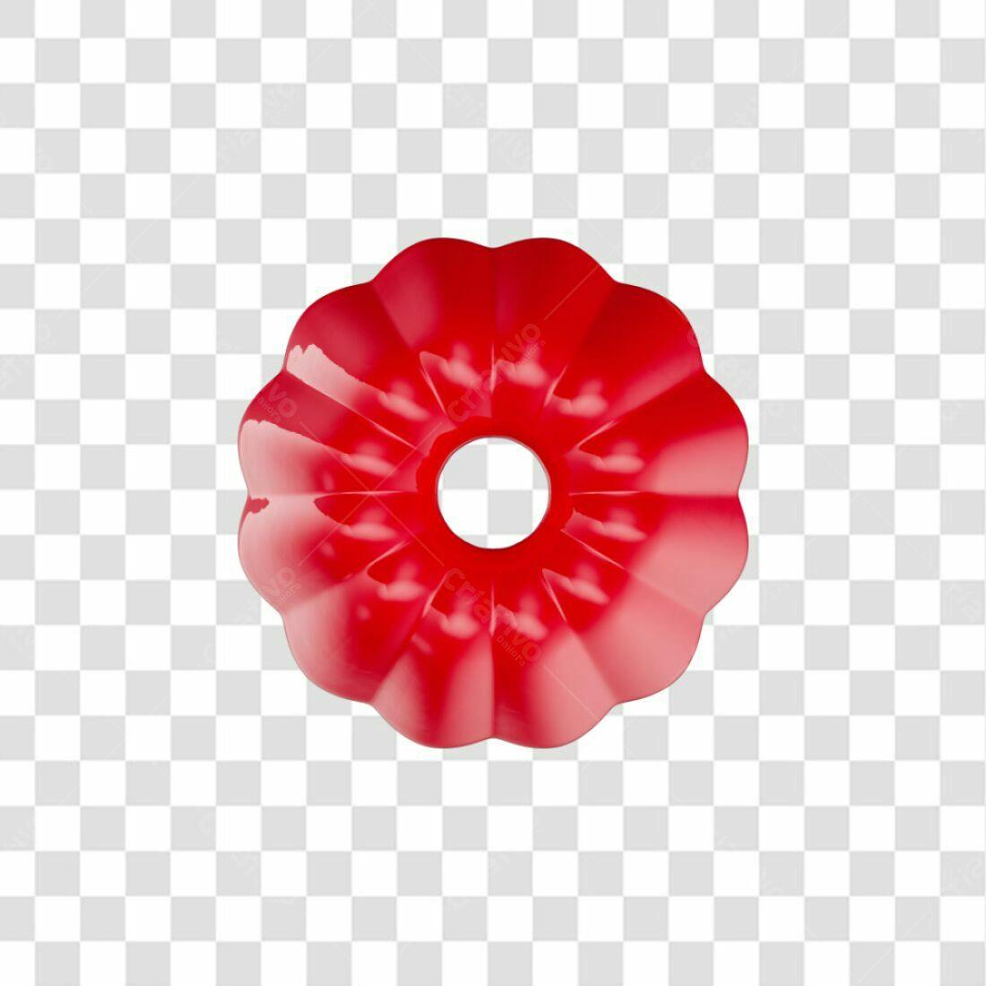 Icone Formato Bolo Vermelho PNG com fundo transparente