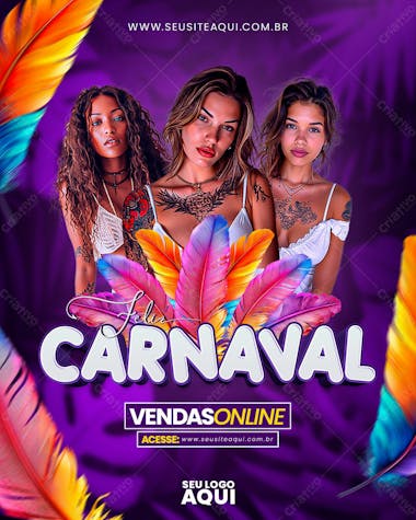 Feed carnaval | carnival | festa | psd editável