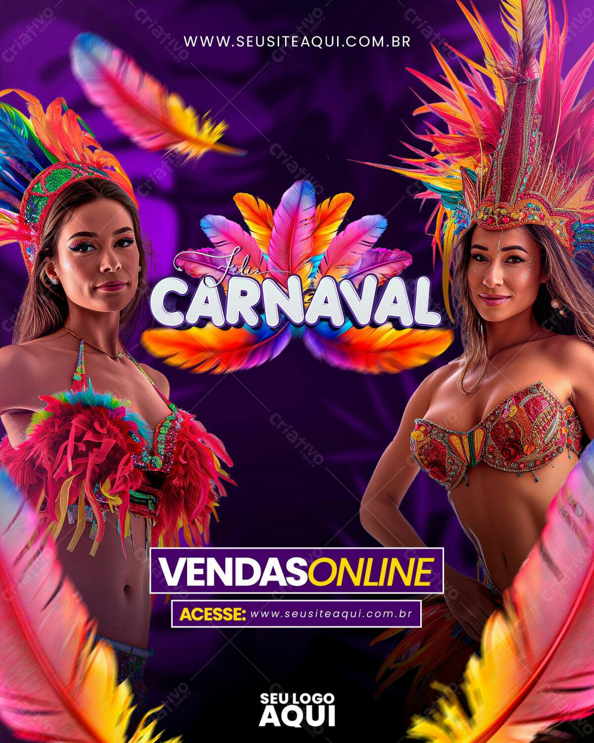 Flyer Carnaval PSD Editável