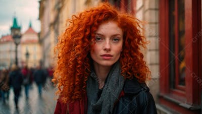 Imagem Grátis Mulher Ruiva Em Londres