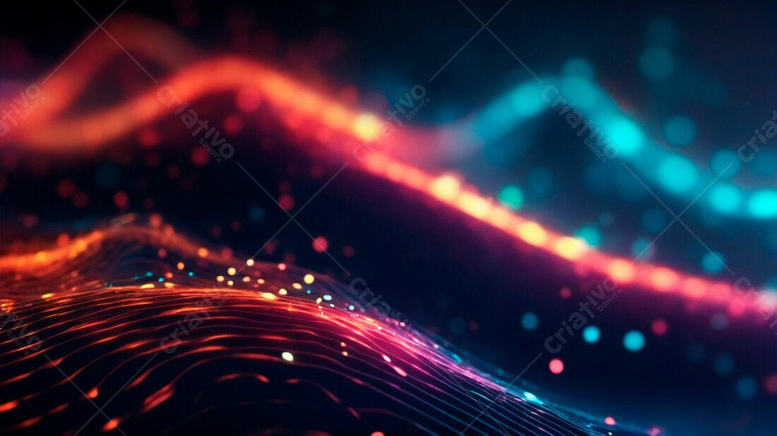 Ondas de Luz Vermelha e Azul