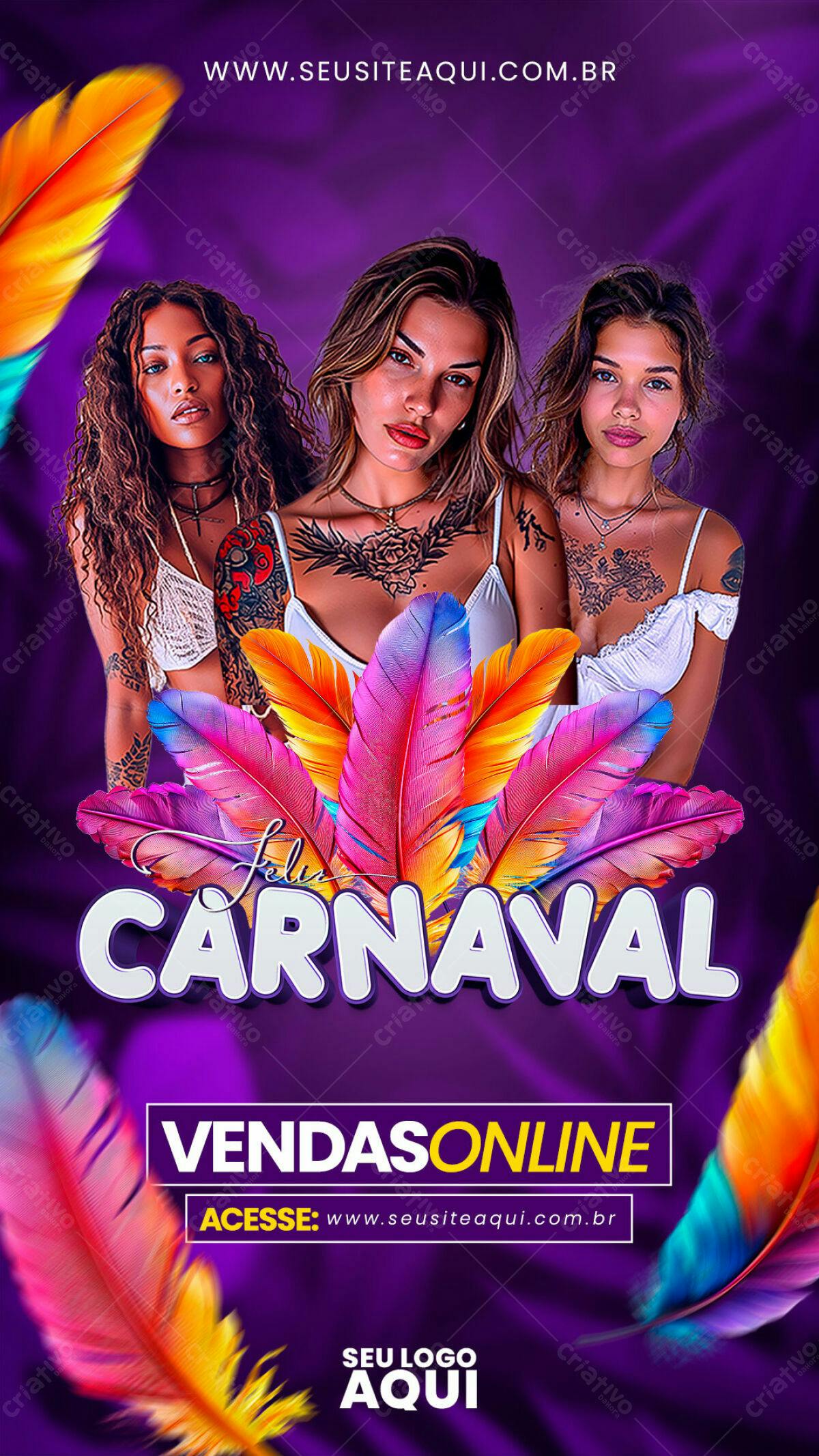 Flyer Carnaval PSD Editável