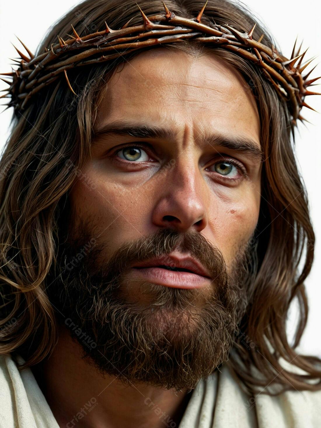 Jesus Cristo coroa de espinhos retrato