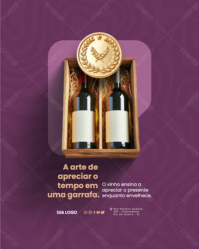 Social Media   Vinho   A Arte De Apreciar O Tempo