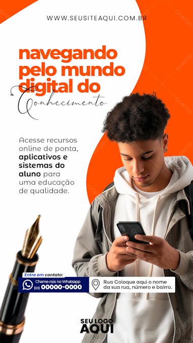 Story | volta às aulas | faculdade | escola | psd editável