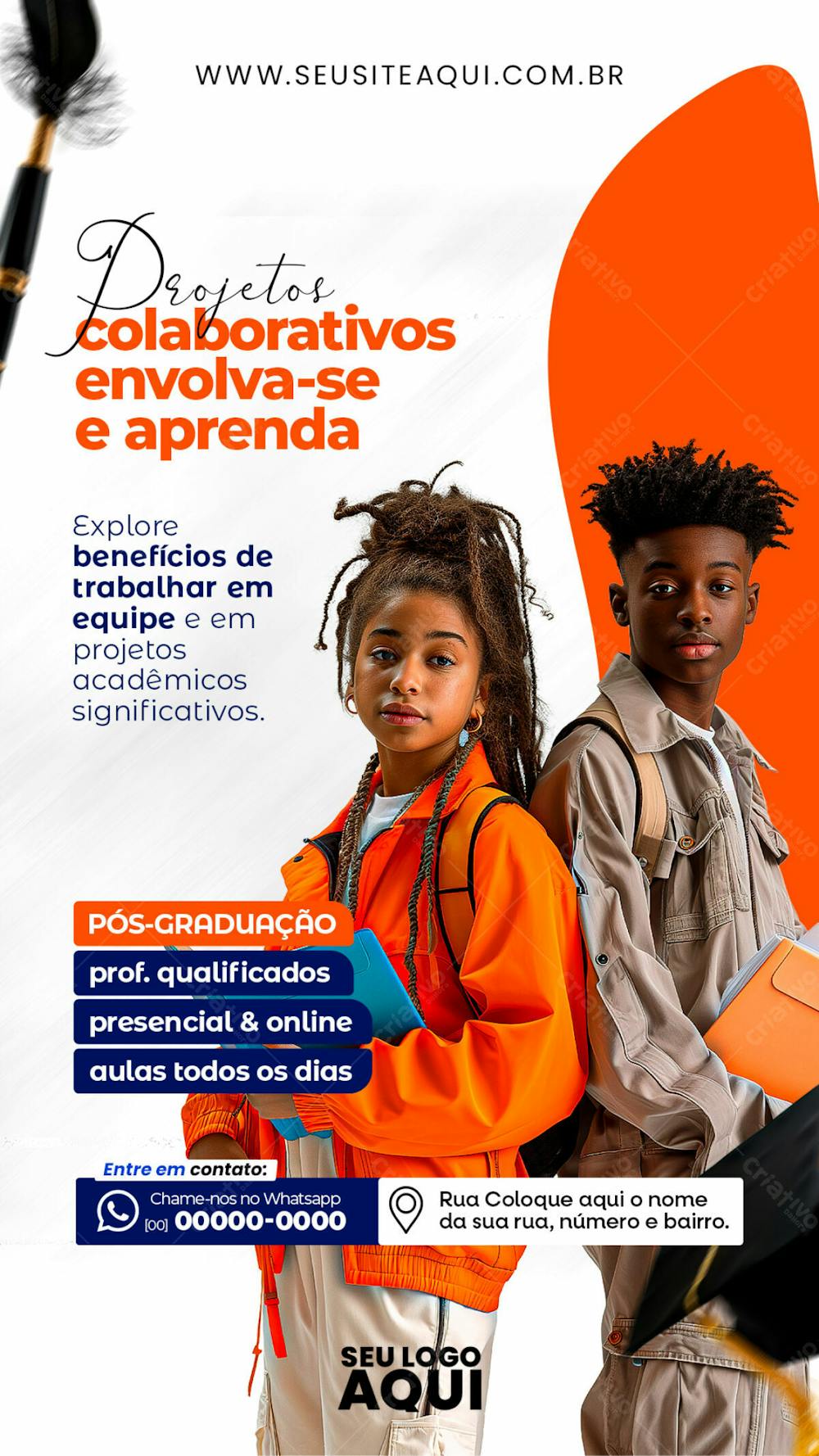 STORY |  VOLTA ÀS AULAS | FACULDADE | ESCOLA | PSD EDITÁVEL