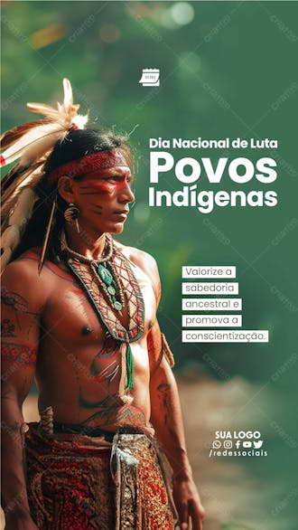 Story dia nacional de luta dos povos indígenas sabedoria ancestral