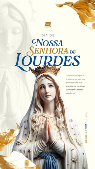 Story dia de nossa senhora de lourdes celebramos a paz