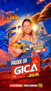 Flyer evento pagode da gica stories