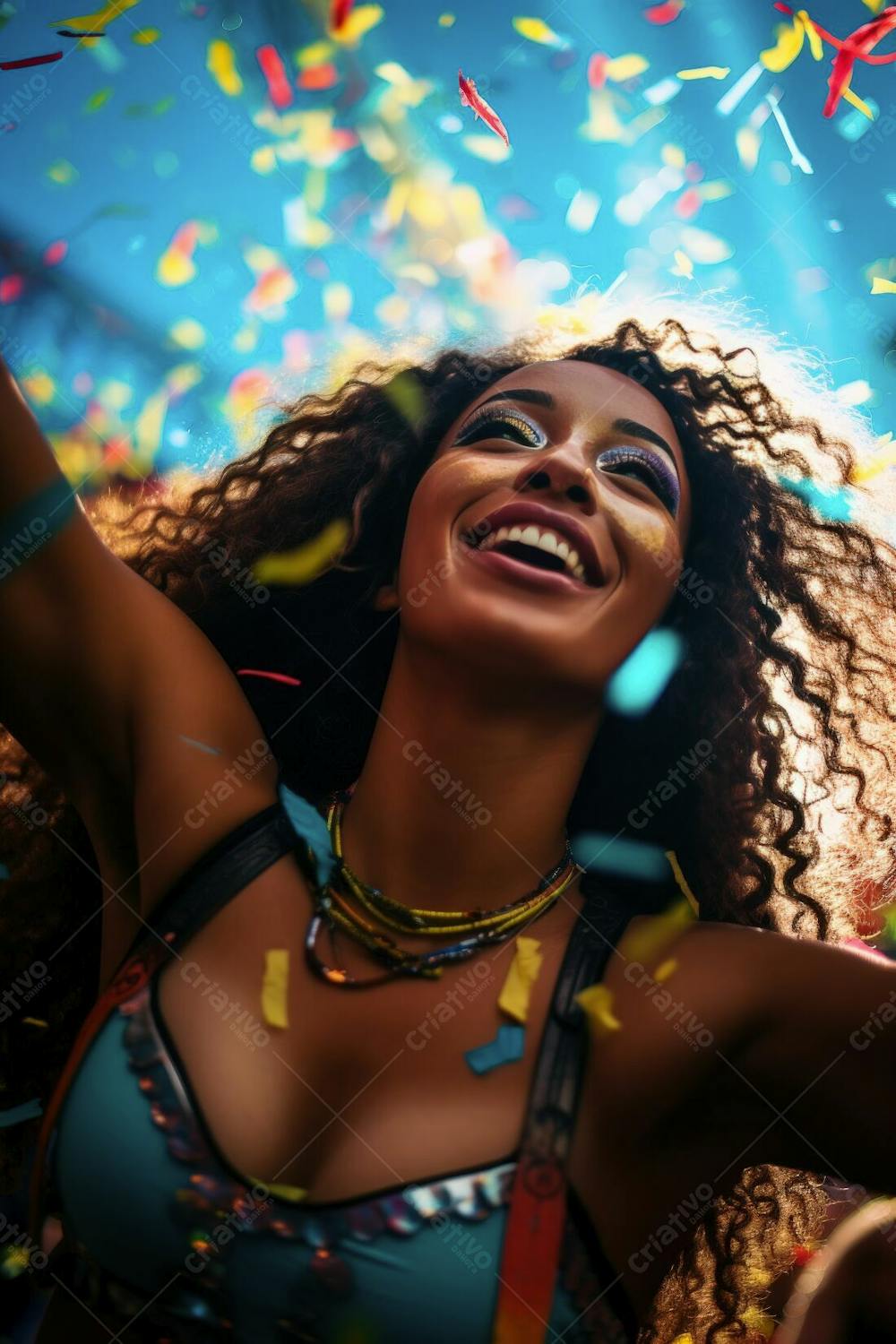 Imagem Ia   Mulher Folia Carnaval Festa Rave Curtir