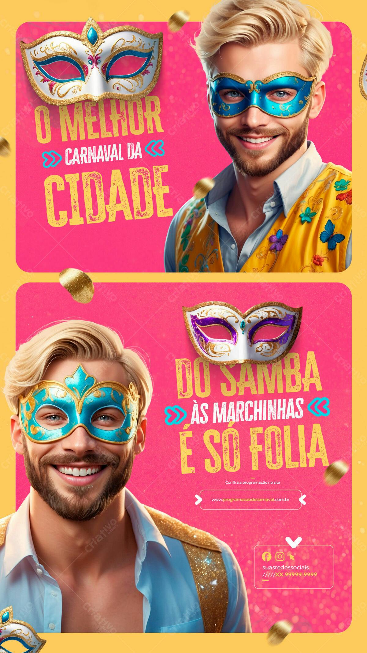 Flyer Carnaval PSD Editável