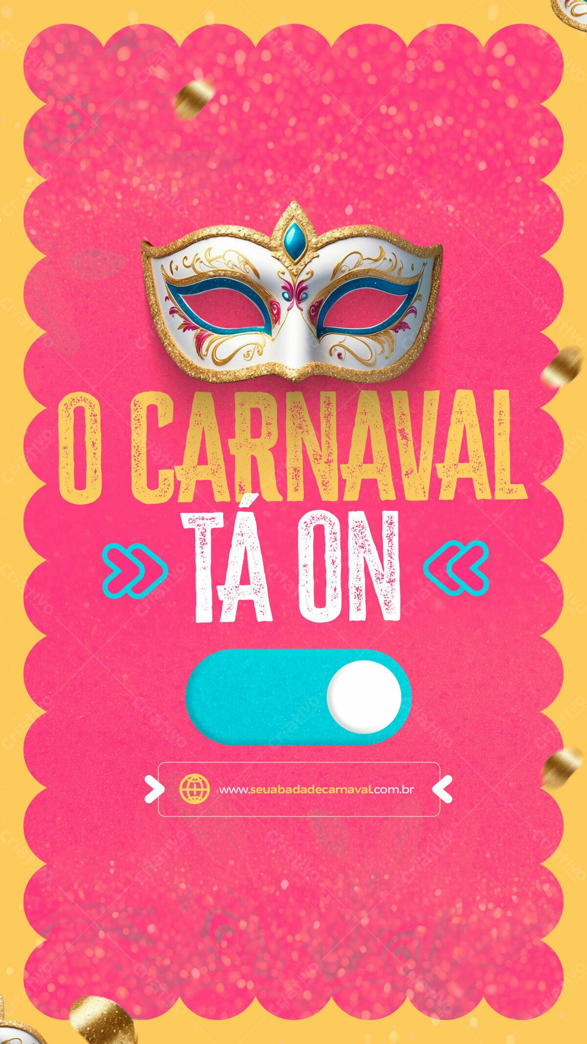 Flyer para Carnaval PSD Editável