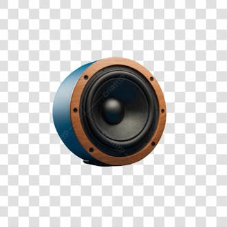 Caixa de som speaker objeto 3d para composição