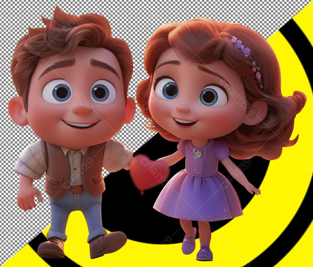 Icone casal apaixonado Dia dos Namorados PNG com fundo transparente