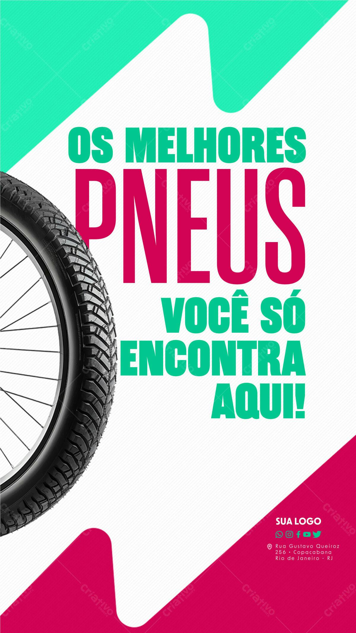 Flyer Pneus PSD Editável