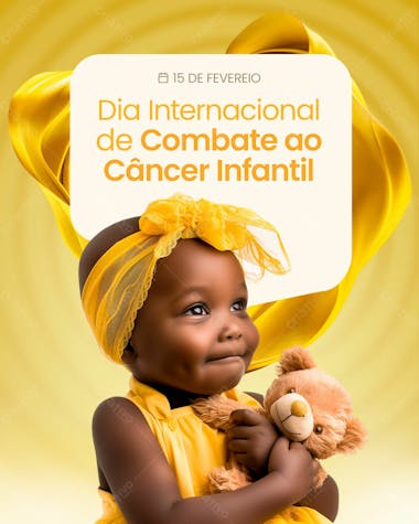 15 fevereiro dia internacional de combate ao câncer infantil