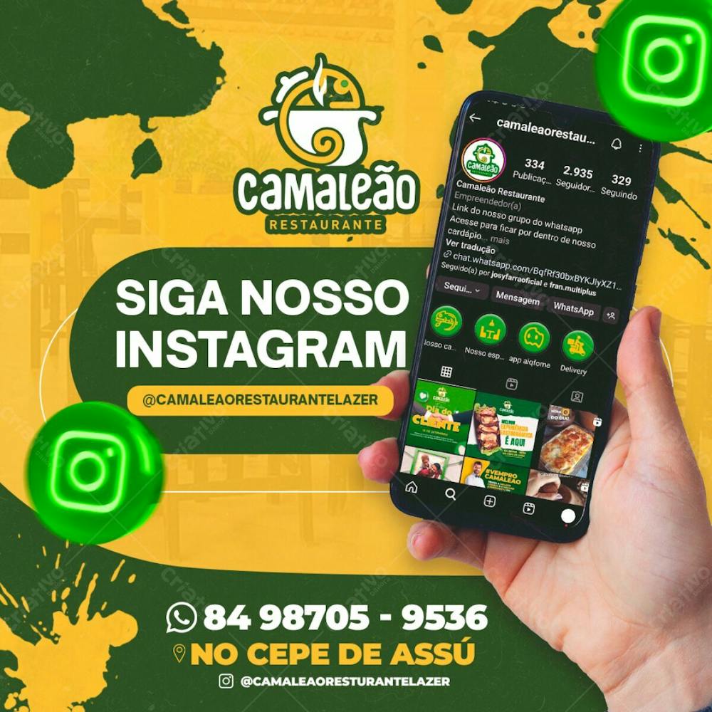 Siga A Gente No Instagram