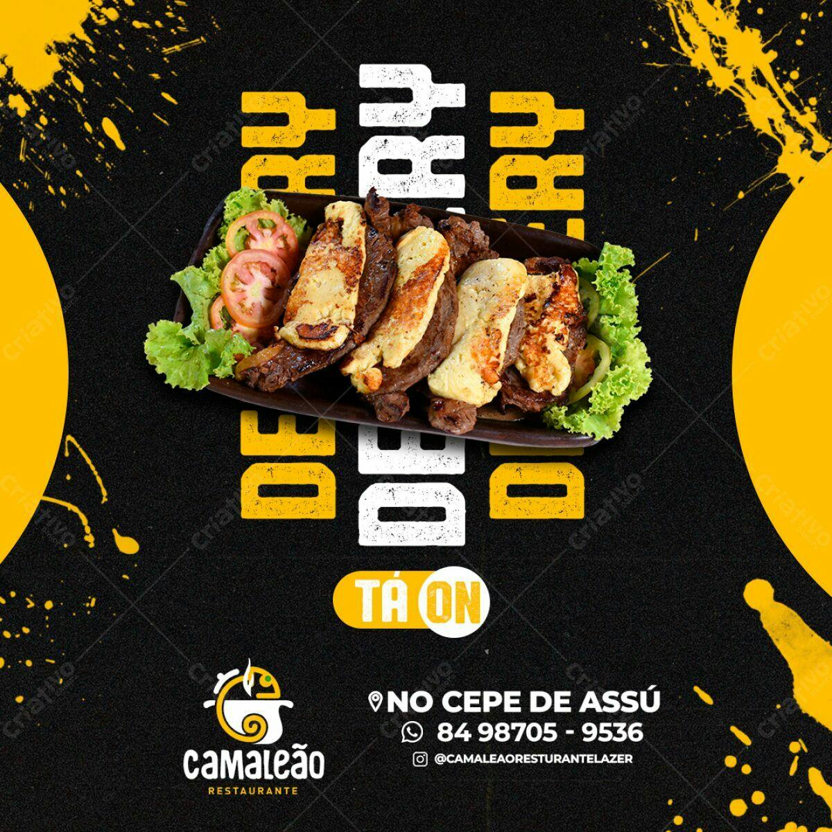 Postagem para Restaurante PSD Editável