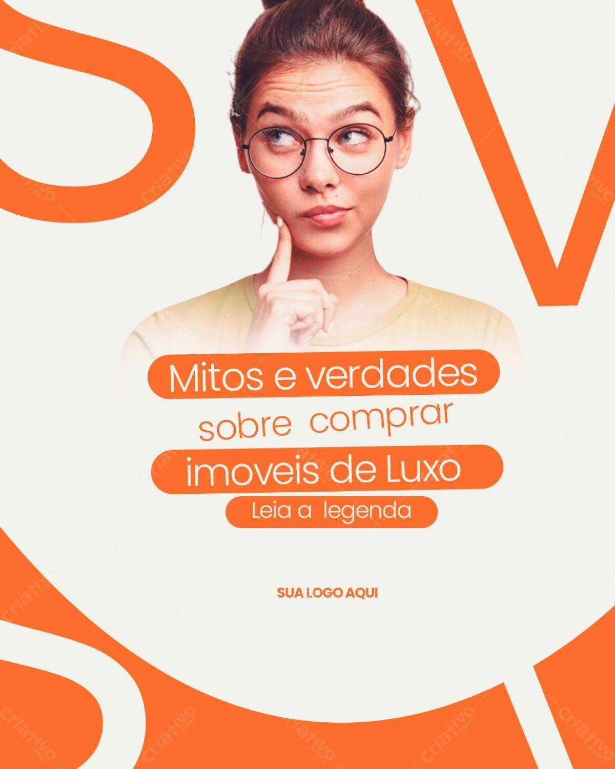 Flyer Imóveis de Luxo PSD Editável