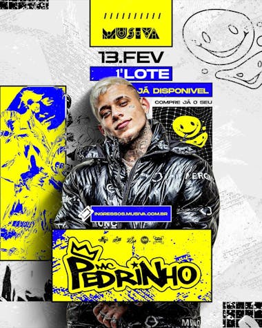 Flyer feed funk mc pedrinho 1º lote já disponivel