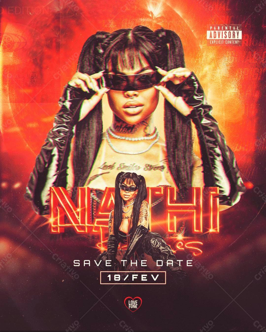 Flyer para Evento Musical PSD Editável