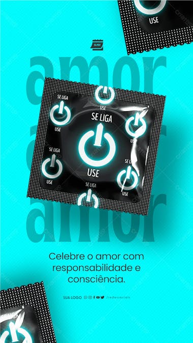 Story dia internacional do preservativo celebre o amor