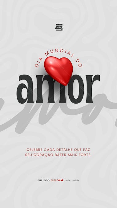 Story dia mundial do amor celebre cada detalhe